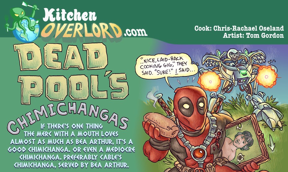 Kitchen Overlord Deadpool Chimichangas Header